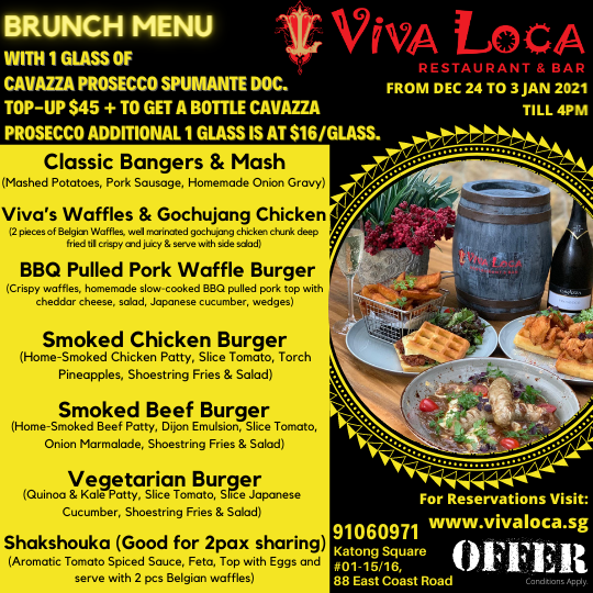 Brunch Menu Viva Loca