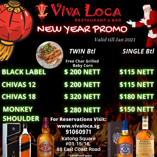 December Festive Liquor Promotion Viva Loca